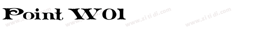 Point W01字体转换